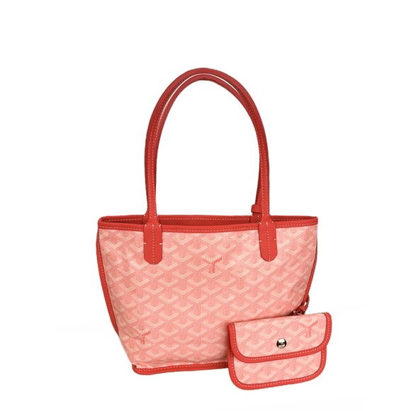 goyard pink mini tote